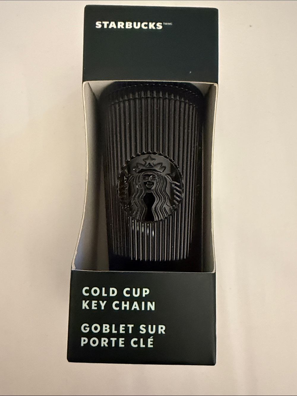 Starbucks Black Cold Cup Key Chain